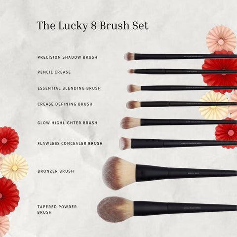The Lucky 8 Brush Set