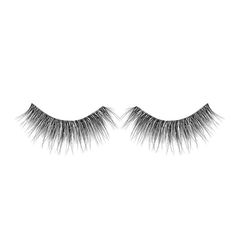 Lithe Lashes Bold Collection lash style named B5 Fine and Fluttery, a product image displaying the lash pair on its own, floating on a white background and zoomed in, highlighting how beautiful and natural looking the false eyelashes look.
