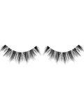 Lithe Lashes Bold Collection lash style named B6 Prim and Pleated, a product image displaying the lash pair on its own, floating on a white background and zoomed in, highlighting how beautiful and natural looking the false eyelashes look. 