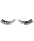 Lithe Lashes Nude Collection lash style named N4 Semi Flared, a product image displaying the lash pair on its own, floating on a white background and zoomed in, highlighting how beautiful and natural looking the false eyelashes look. 